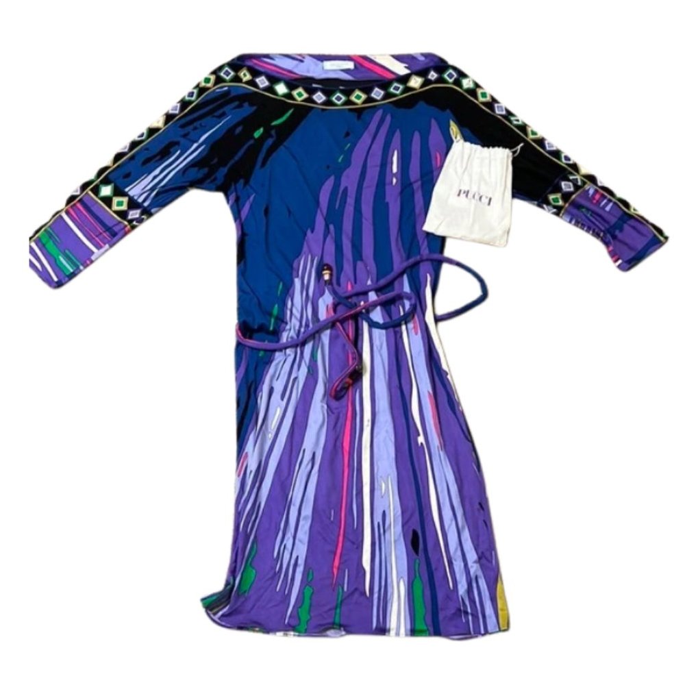 Emilio Pucci 3/4 Sleeve Dress